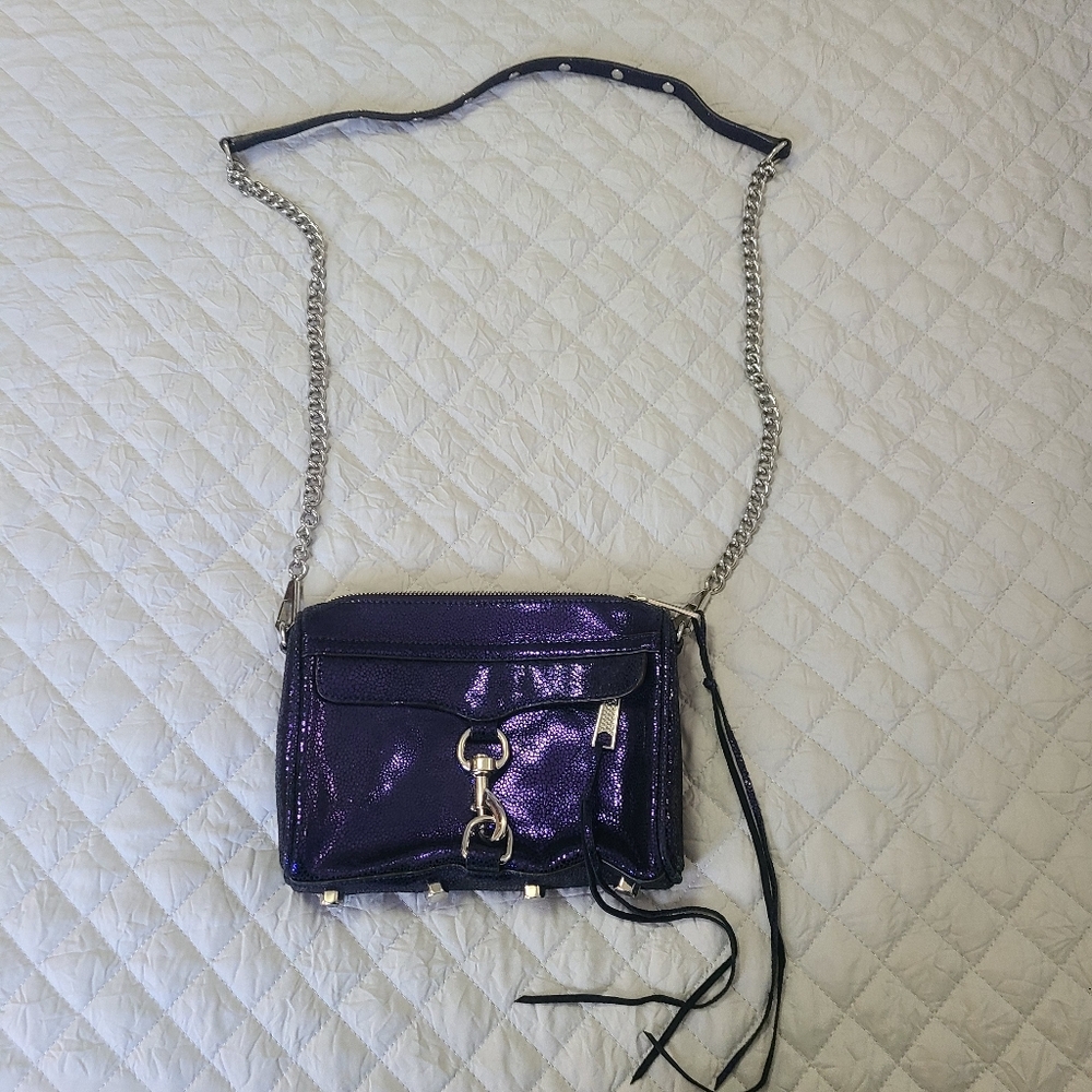 Rebecca Minkoff Women's Chic Stylish Fashion Modern Trendy Glamorous Purple  bag